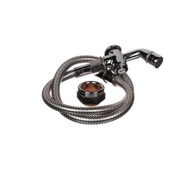 Push Button Spray Valve, 36 Stainless Flex Hose,